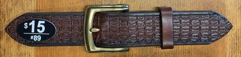 Name Belt - Deer Embossed Brown Leather Belt with Shotgun Shells Custom Engraved for Men and Women Brown Name Belt - Deer Embossed Brown Leather Belt with Shotgun Shells Custom Engraved for Men and Women Brown