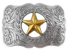Texas Star Western Belt Buckle