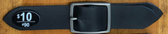Leather Belt - Skull Embossed Leather Belt Colors Available for Men and Women