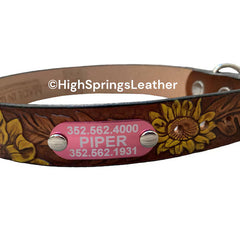 ID tag, Pet ID, Riveted Custom ID Tag for dog collar