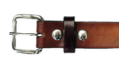 Kid Name Belt - Turquoise Rose Brown Leather Belt Custom Engraved for boys and girls