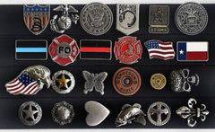 Engraved Leather Keyrings for Groomsmen, Police, Firefighter and Military