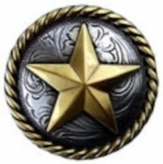 Leather Belt - Longhorn Conchos Custom made for Men and Women includes Star Buckle