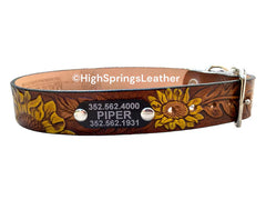 ID tag, Pet ID, Riveted Custom ID Tag for dog collar