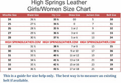 Leather Belt - Skull Embossed Leather Belt Colors Available for Men and Women