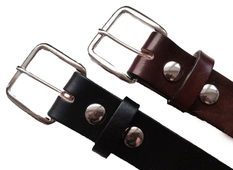 Name Belt - Hand Painted Daisy Leather Belt custom engraved for men and women